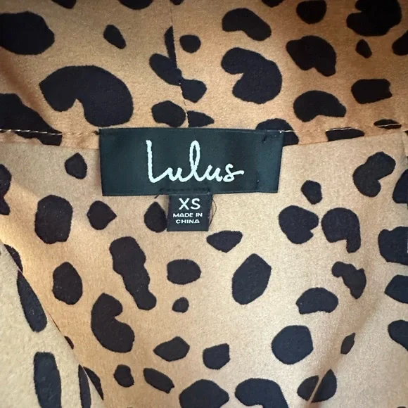 Lulus Midi Skirt XS Leopard Animal Print - Picture 8 of 10